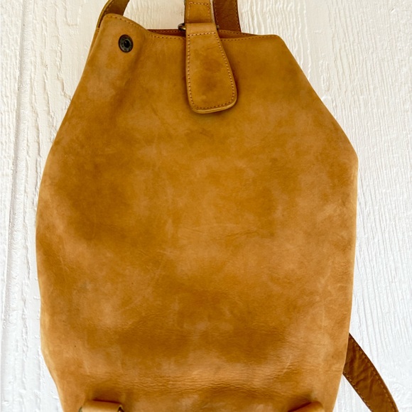 J. Crew Tan Leather Backpack main image 8